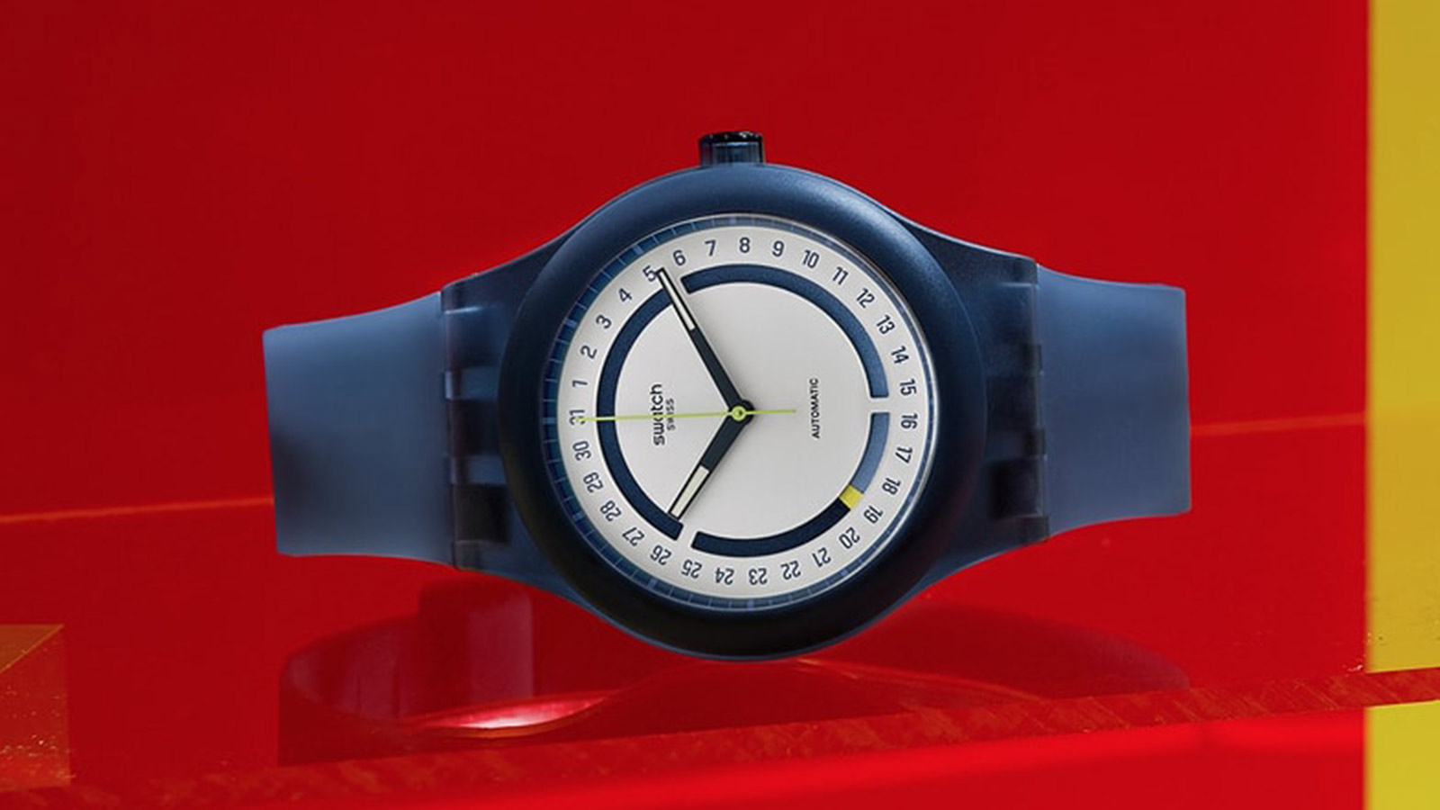 Swatch Partners With Hodinkee To Launch The Sistem51 Stoplight Neon