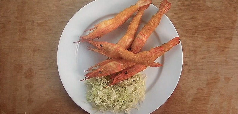 Fry Shrimp Instantly by Docomo