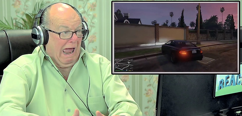 The Elderly Play “Grand Theft Auto V”