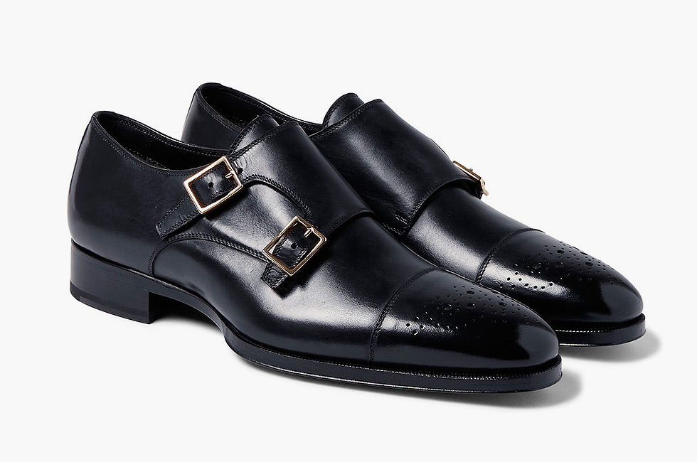 Tom Ford Austin Double Monk Strap Brogues - IMBOLDN