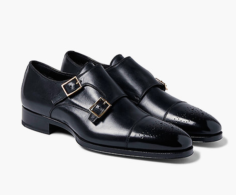 Tom Ford Austin Double Monk Strap Brogues - IMBOLDN
