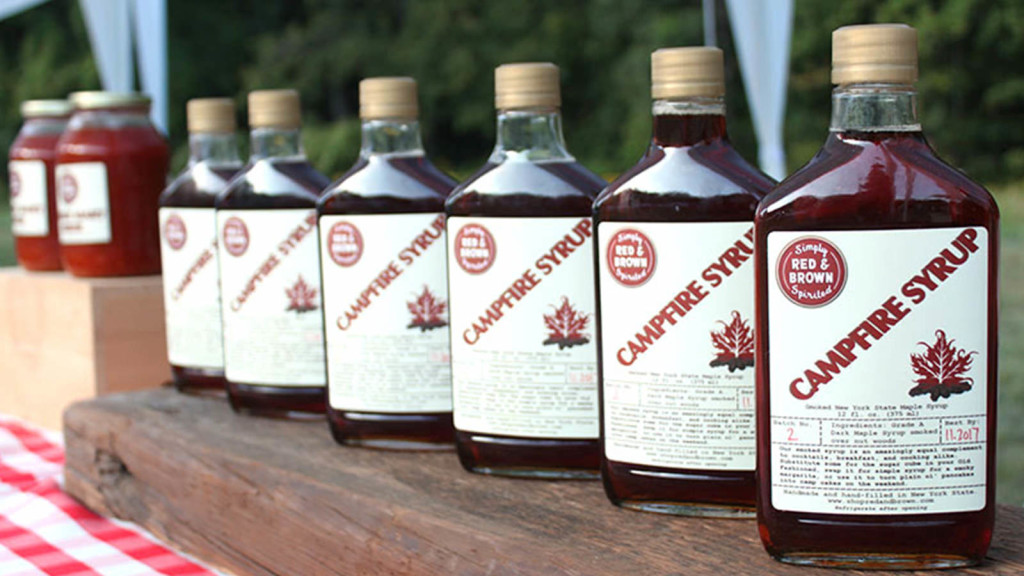 Red & Brown Campfire Syrup