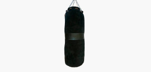 Suede Punching Bag