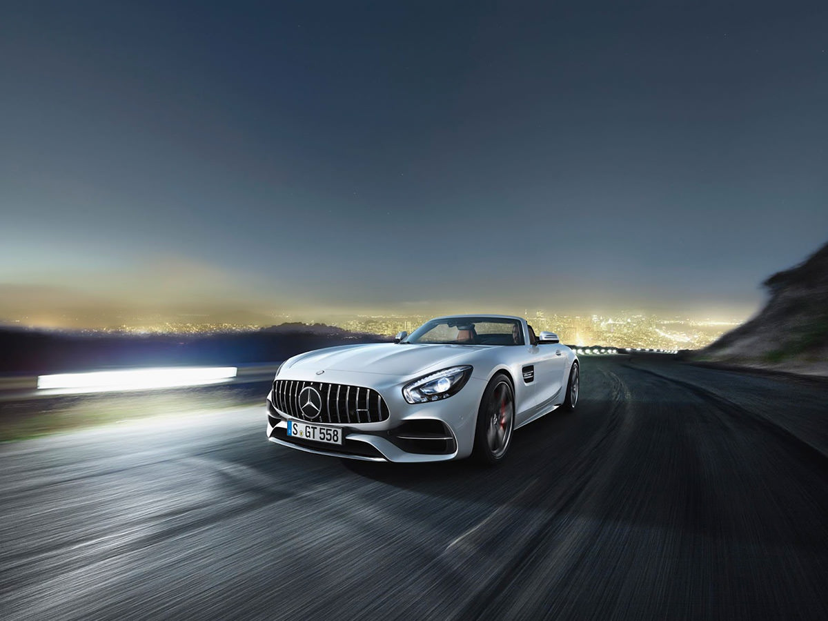 Мерседес AMG gt Roadster 2017