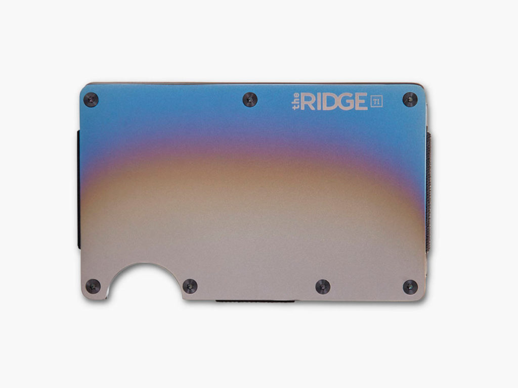 The Ridge Burnt Titanium Wallet