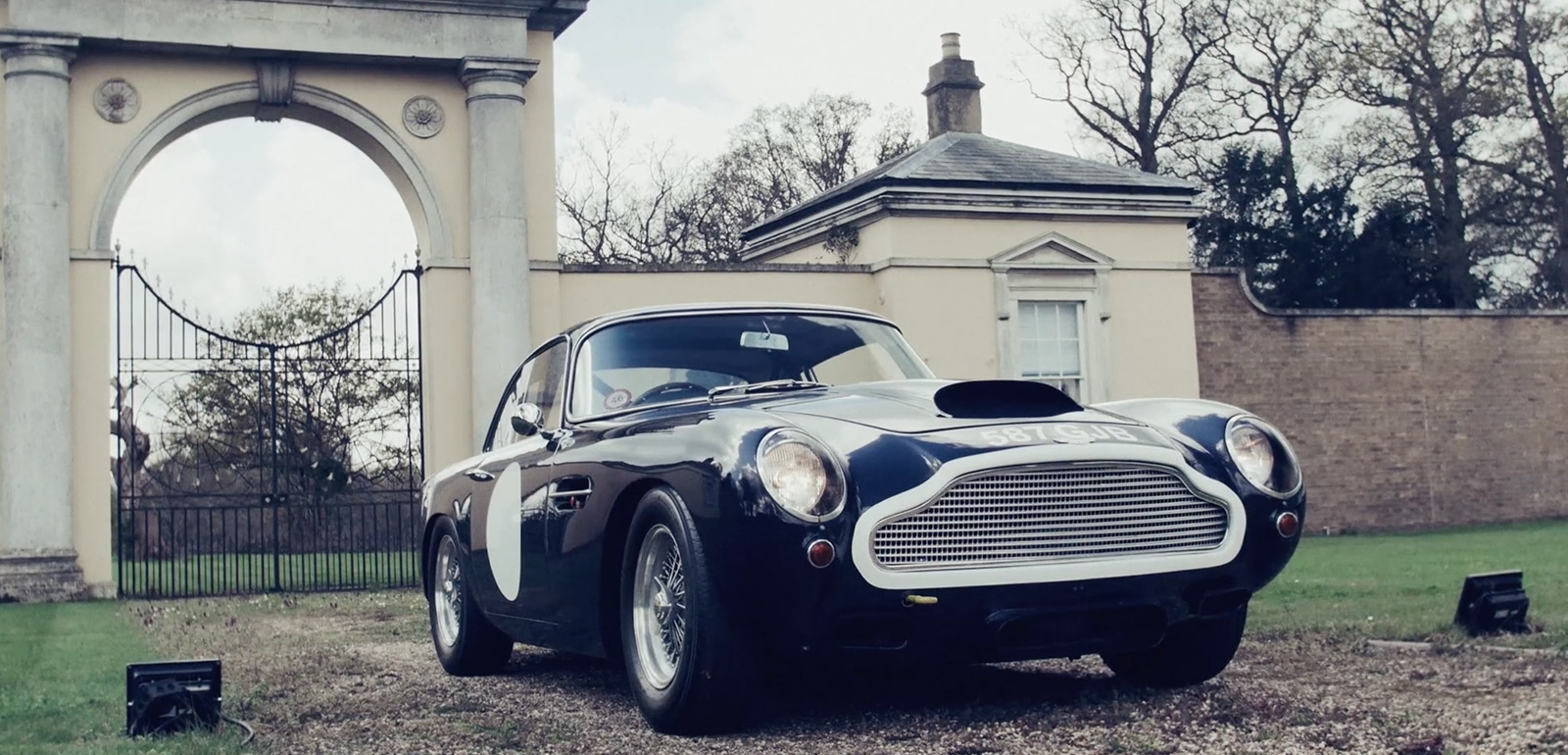 Some cars. Aston Martin db4 gt Lightweight.