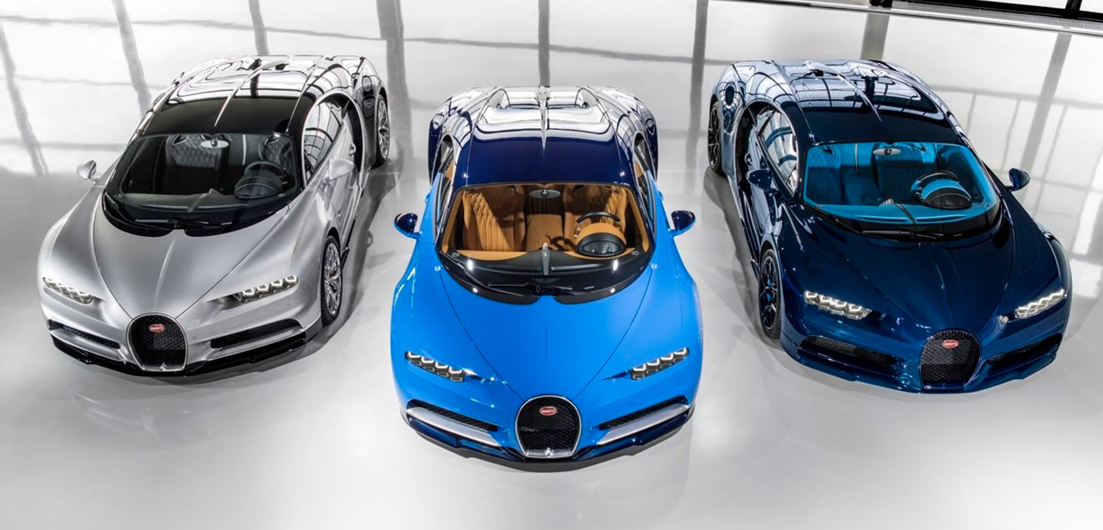 First Chirons Leave the Bugatti “Atelier”