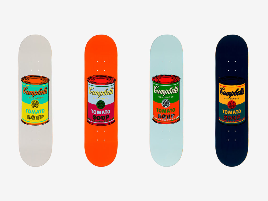 Andy Warhol Set of 8 Colored Campbell's Soup Cans