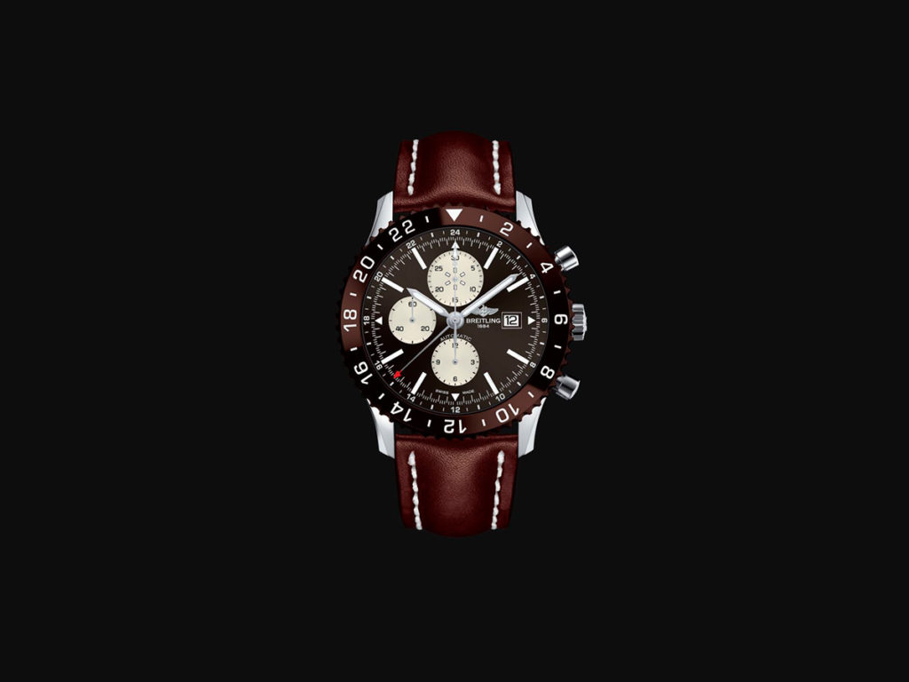 Breitling Y2431012.BE10.443A : Chronoliner Stainless Steel / Black /  Bracelet » WatchBase