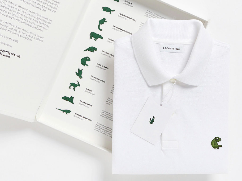 lacoste animal collection