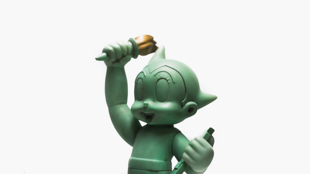 Toy Cube Astro Boy x Statue Of Liberty
