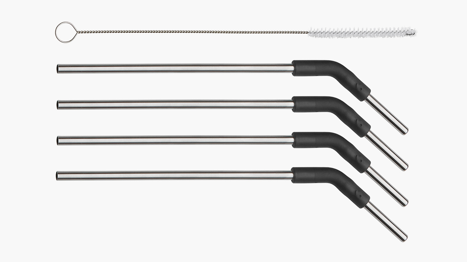 Swell Stainless Steel Straw Set