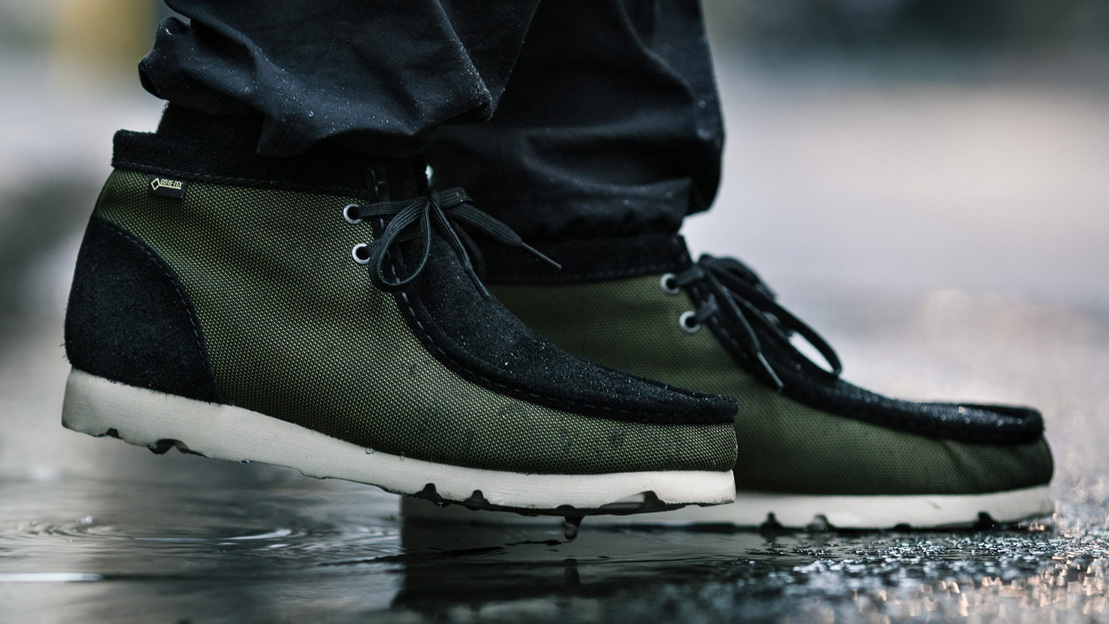 HAVEN x Clarks Originals GoreTex Ballistic Wallabee Boots IMBOLDN