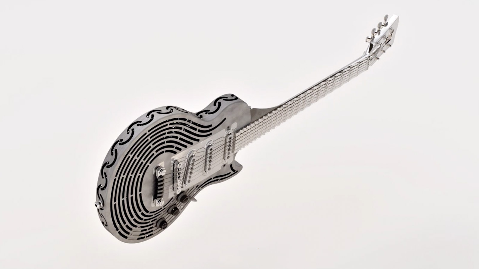 Sandvik 3d Printed Smash Proof Guitar Imboldn