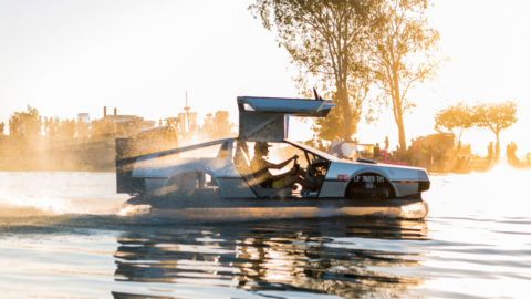 DeLorean DMC-12-Style Hovercraft