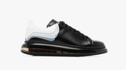 Alexander McQueen Black And White Oversized Sneakers