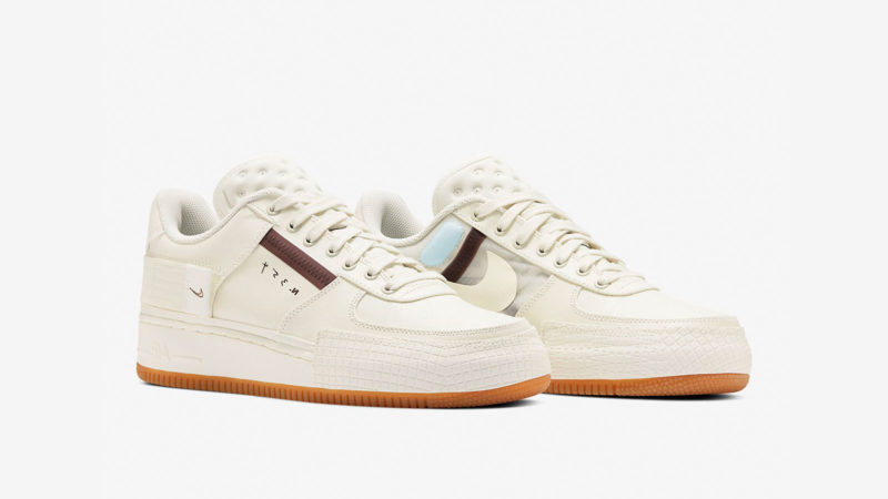 nike air force 1 type light ivory