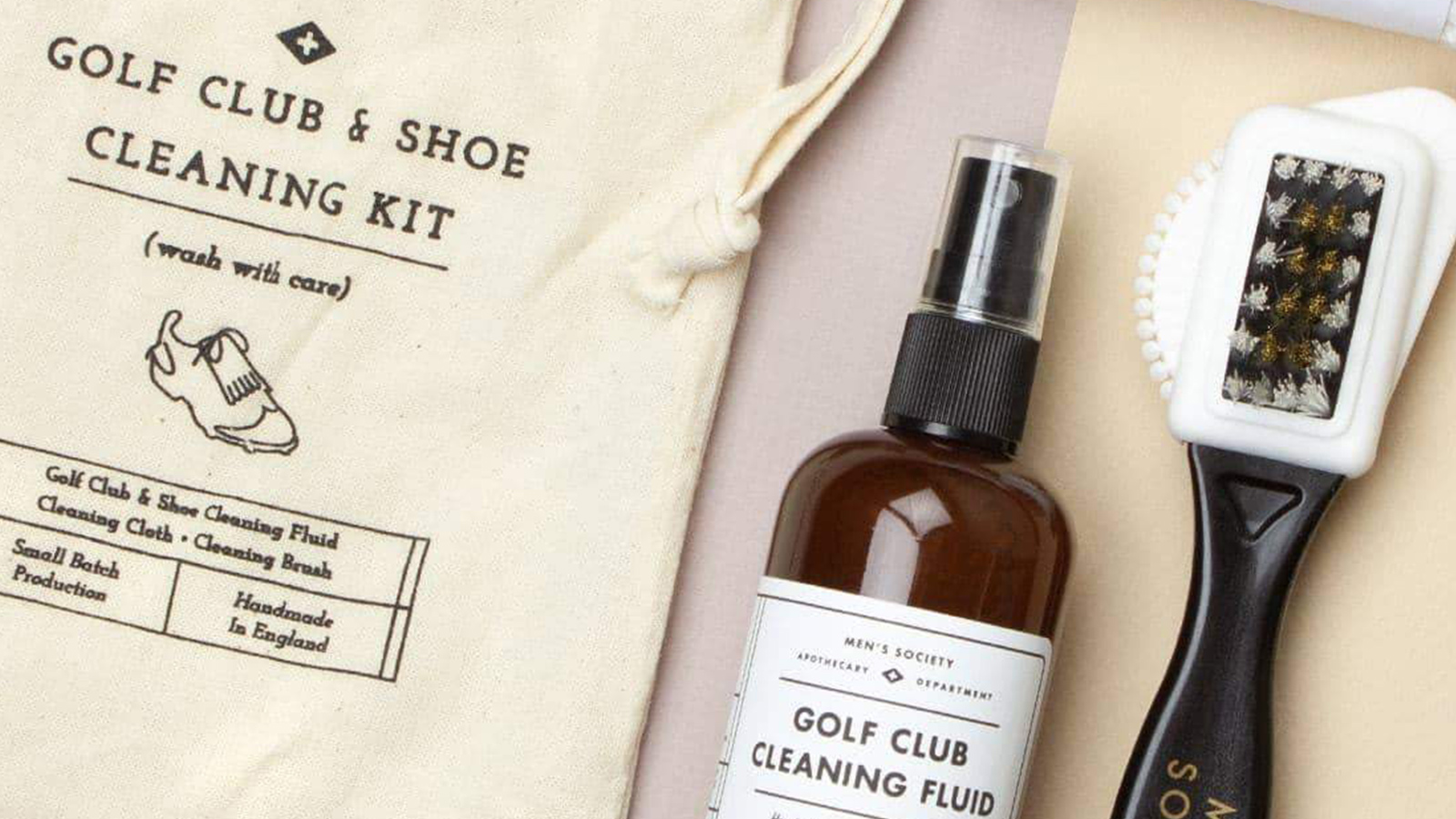 Men’s Society Golf Club and Shoe Cleaning Kit