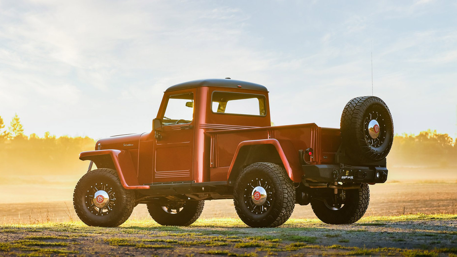 This 1955 Willys Pickup Truck Is Actually A 2014 Jeep Wrangler ...