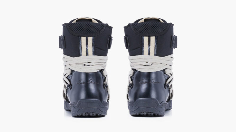 Rick Owens x Moncler Amber Canvas-Trimmed Leather Snow Boots 