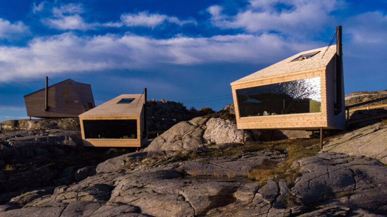 Located On The North Sea, The Flokehyttene Cabins Have A Deep ...