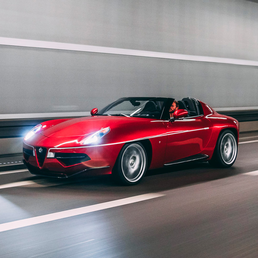 The Last Alfa Romeo Disco Spyder Built By Touring For Sale - IMBOLDN