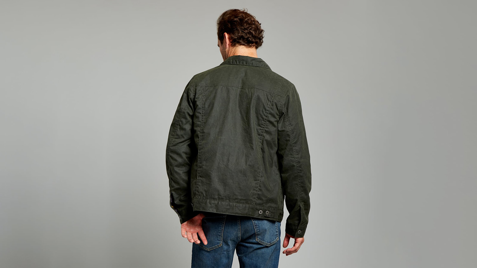 flint and tinder waxed trucker jacket