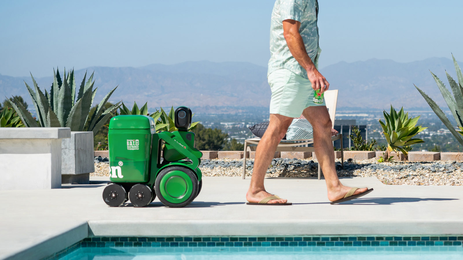 Introducing The Heineken B.O.T.: A Robo-Cooler That Transports Your ...