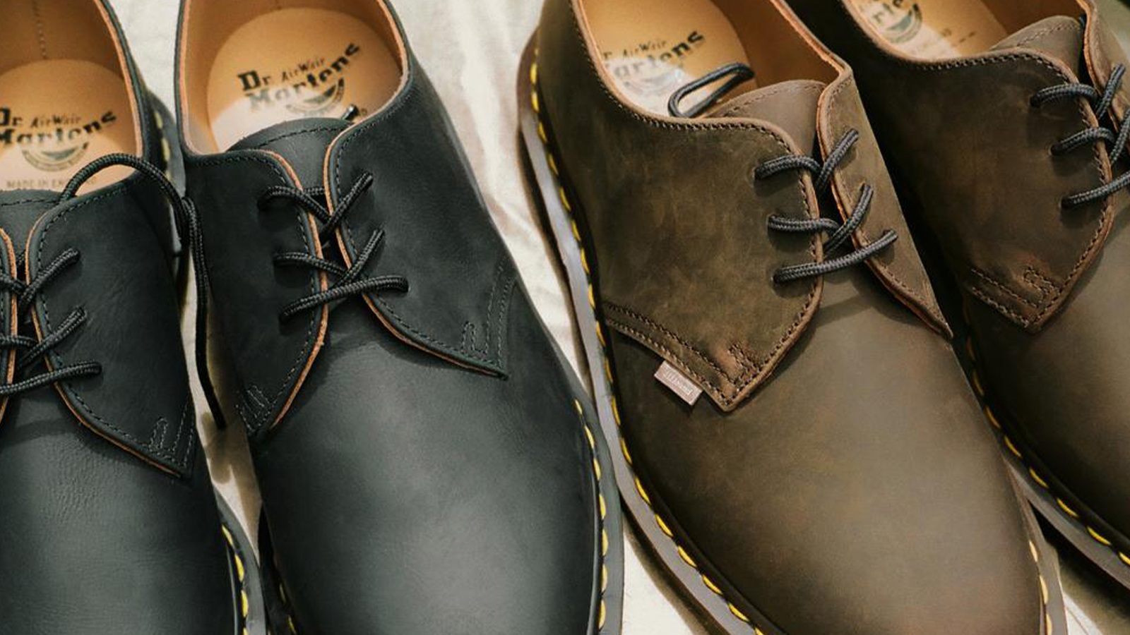 Dr.Martens ARCHIE II 3EYE レザーTAN ファッションの icqn.de