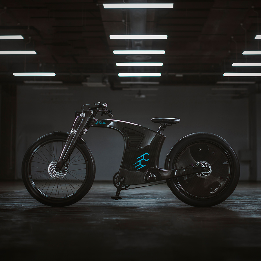 CrownCruiser Carbon Fiber e-Bike