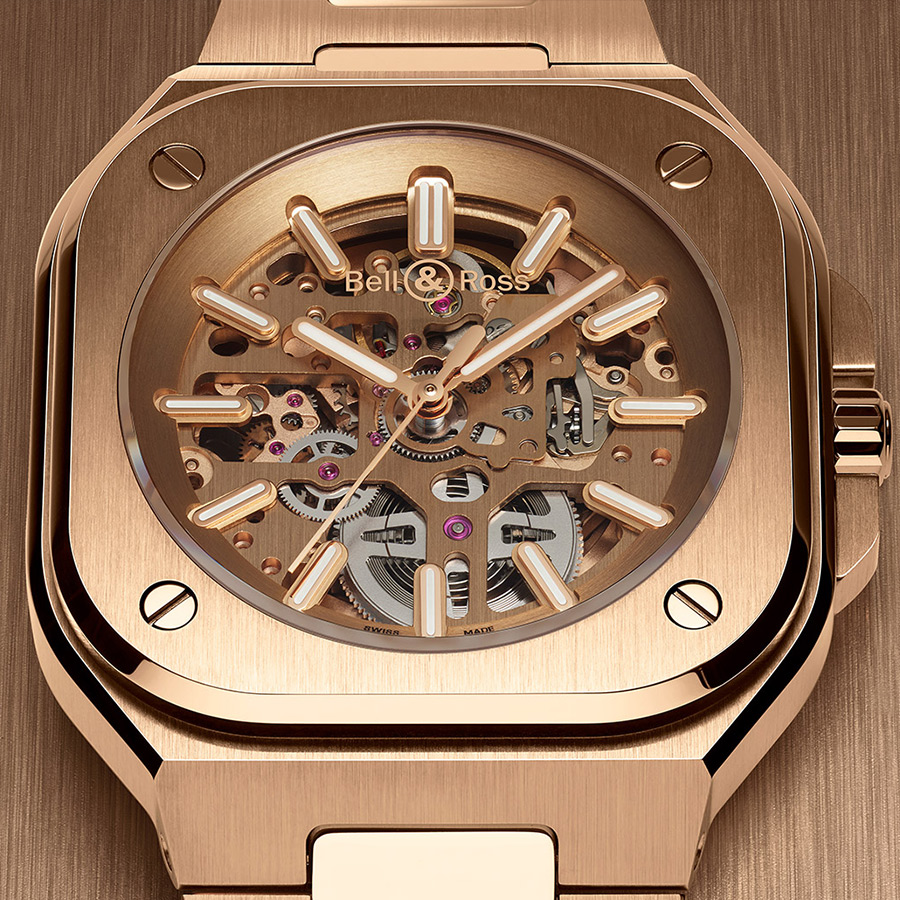 Bell & discount ross skeleton watch