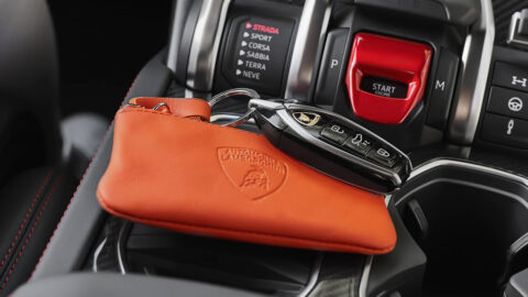 Lamborghini Upcycled LeatherProject