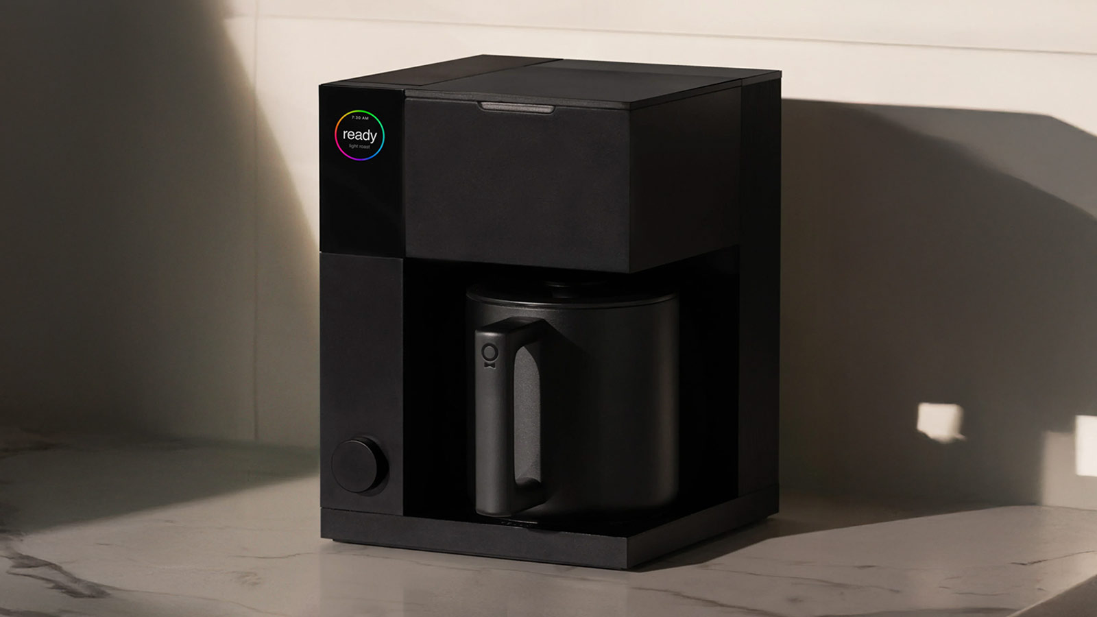 Sleek black Aiden precision coffee maker on a modern countertop for Best Coffee Gifts for 2025.