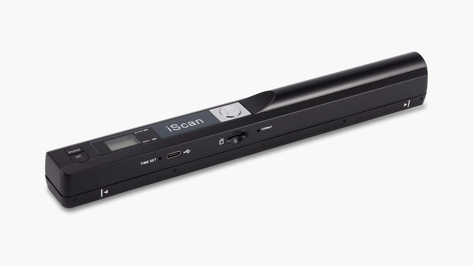 AOZBZ Portable Document Scanner in black, a lightweight on-the-go scanner for professionals on the best travel gifts list.