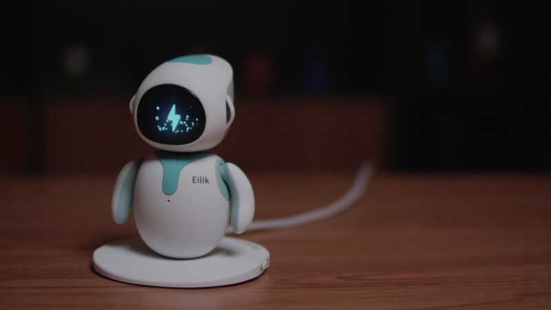 Eilik is a vibrant emotionally intelligent companion robot for your desktop