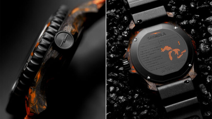 Shinola Launches Its Oversized Diver, The Forged Carbon Monster 