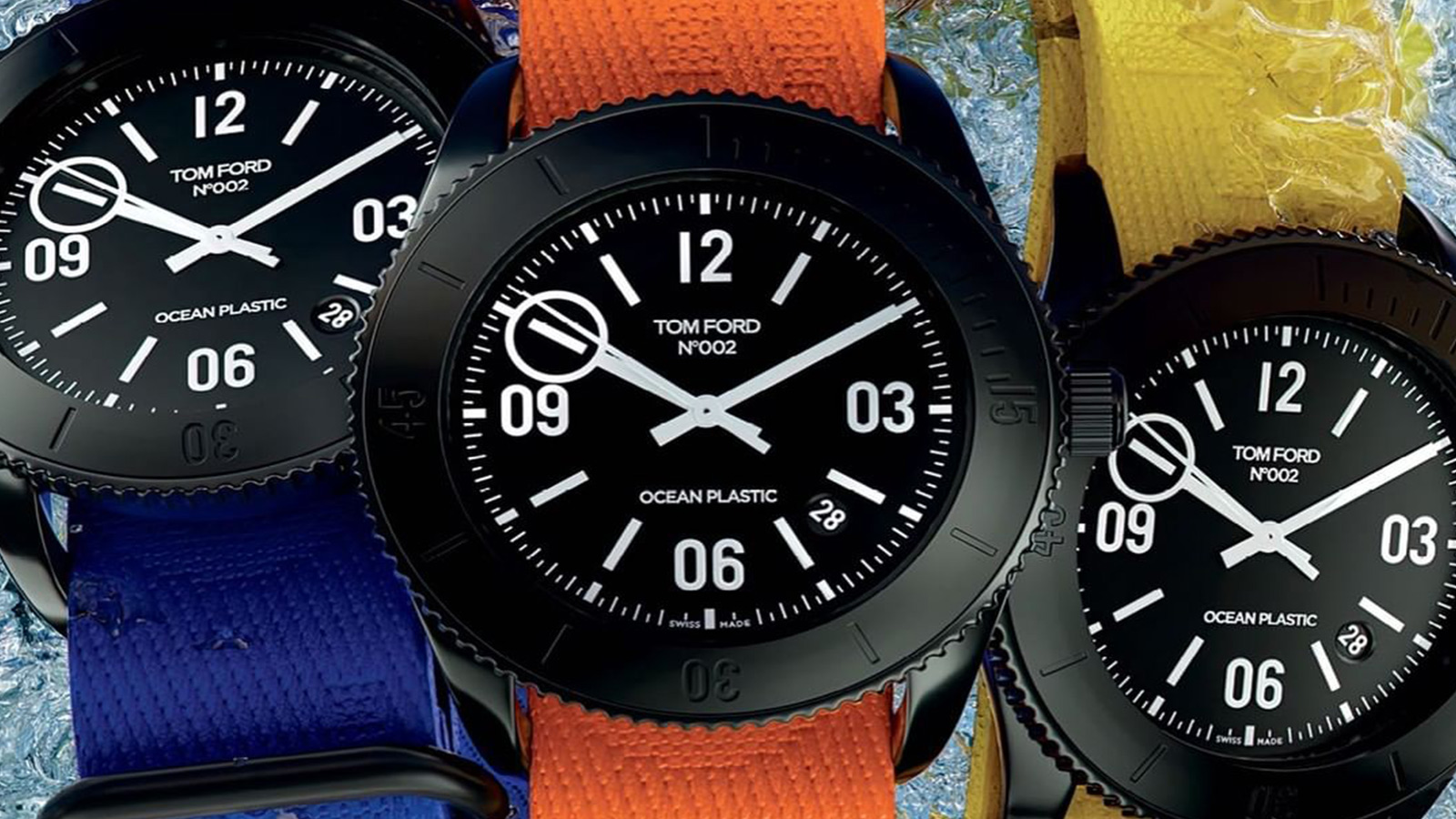 Tom Ford 002 Ocean Plastic Sport Watch