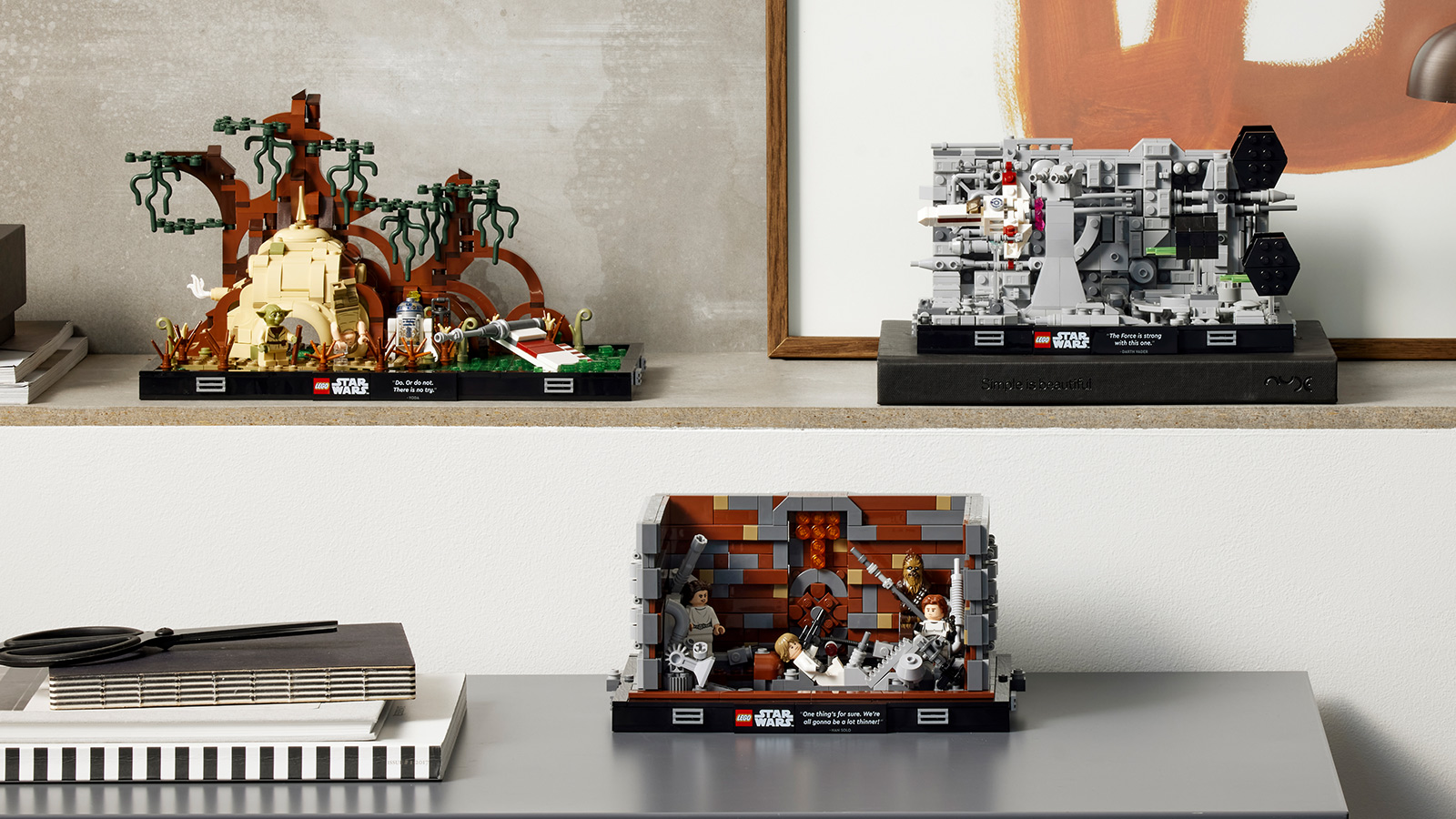 LEGO Star Wars Diorama building sets