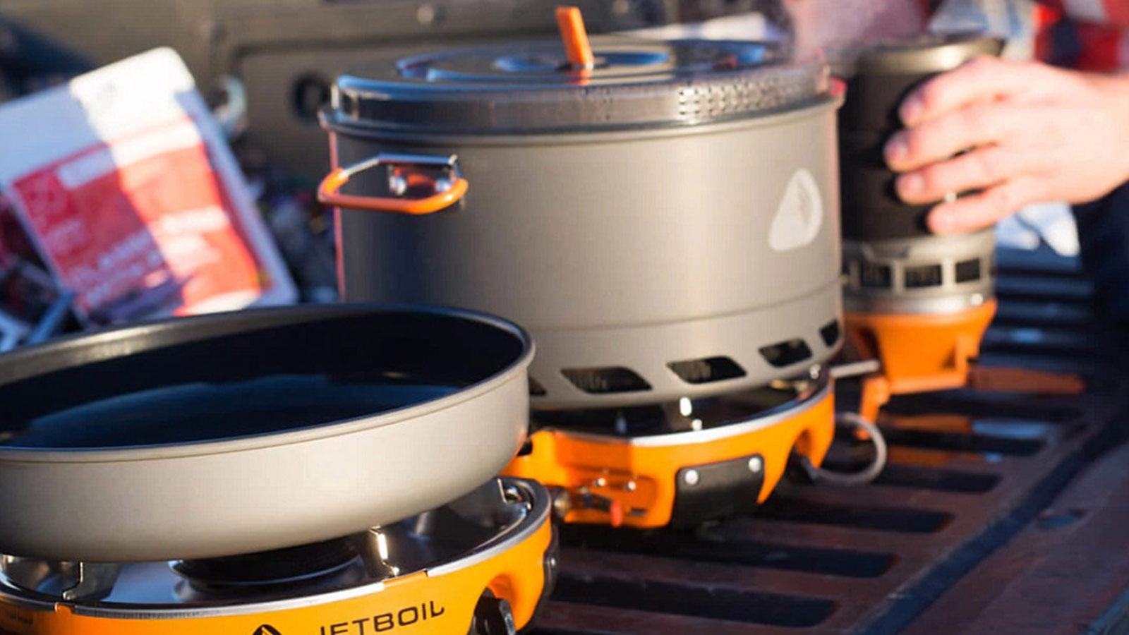 The Jetboil Portable Dual-Burner Genesis Basecamp System - IMBOLDN