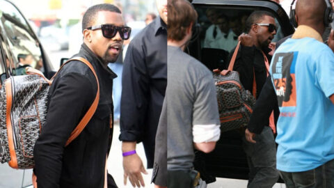 Kanye West x Goyard "Robot Face" Backpack