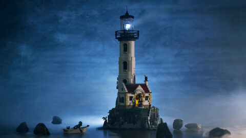 LEGO Ideas Motorized Lighthouse