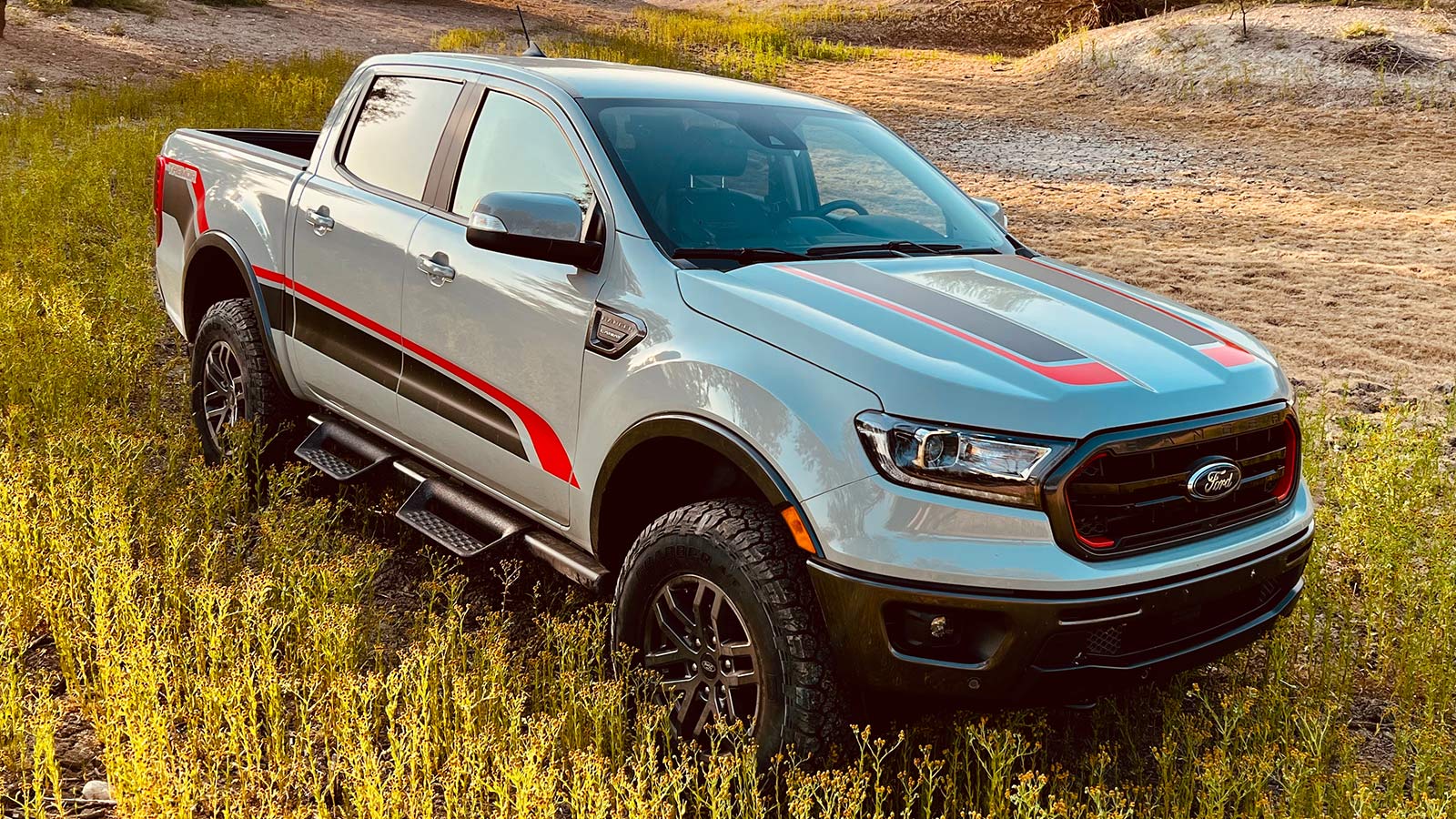 Ford Ranger Tremor Kicks Up Dust During an Off-Road Drought Test