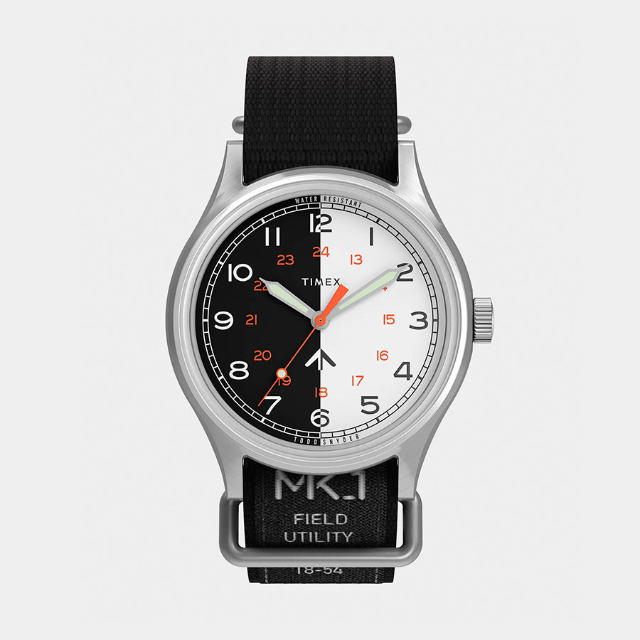 Timex x Todd Snyder MK1 “Black + White”