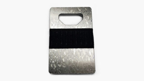 Spine Titanium Wallet + Bottle Opener