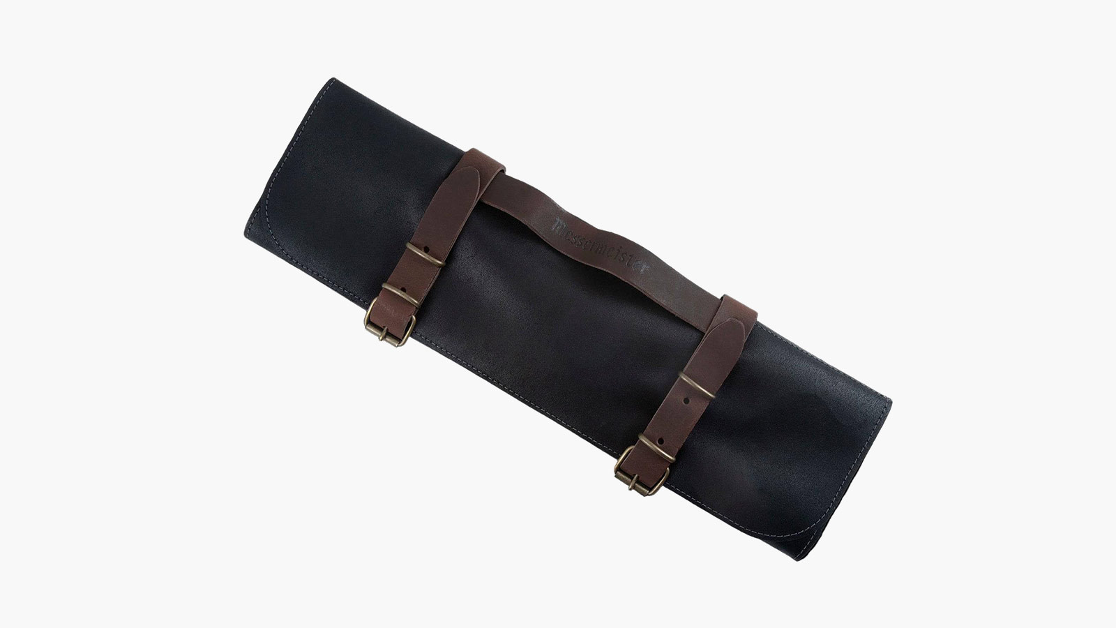Messermeister vintage leather knife roll for organizing chef tools, a top pick for Best Gifts for Home Chefs 2025.