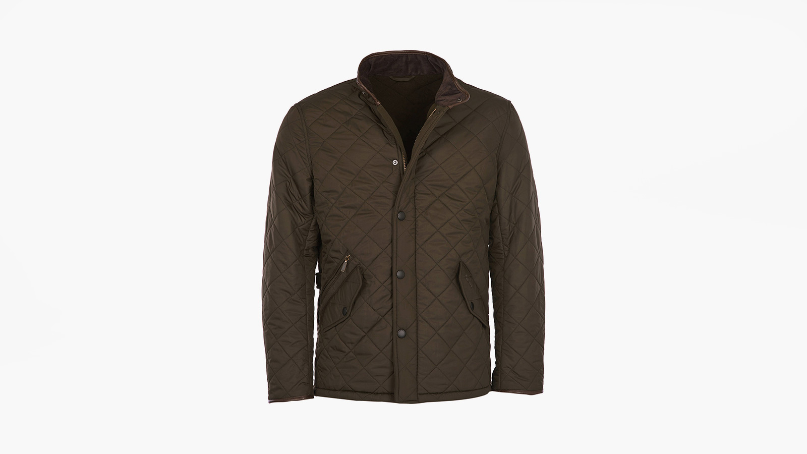 Barbour Powell Quilted Jacket - Olive | Krizia Martin