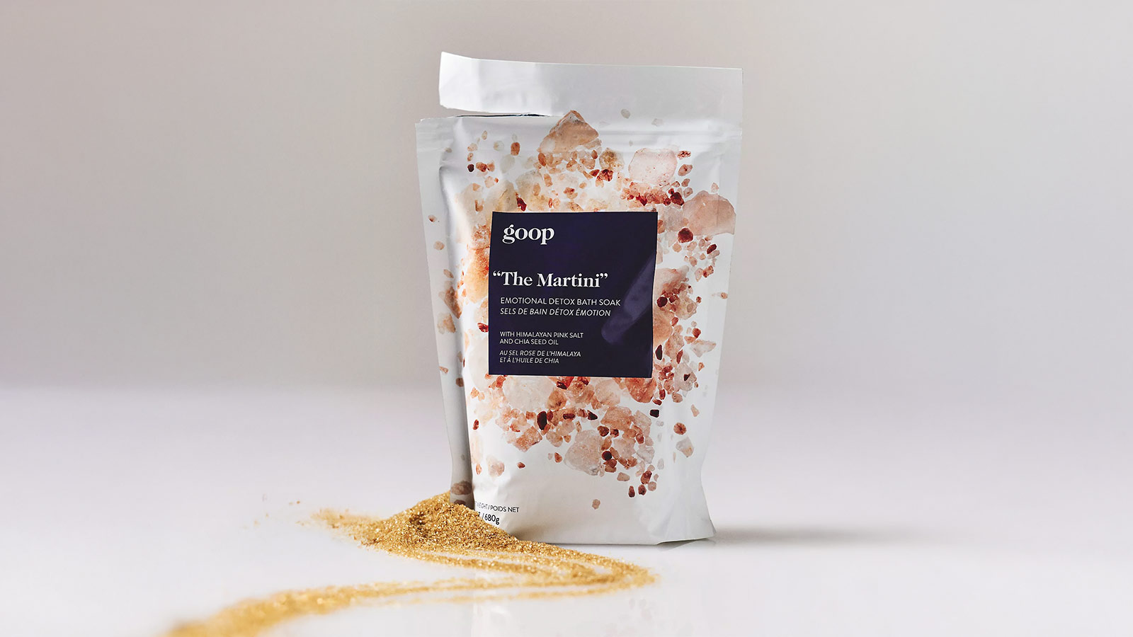 Goop’s ‘The Martini’ detox bath soak with Himalayan salt, a calming self-care gift and one of the best wellness gifts for stress relief