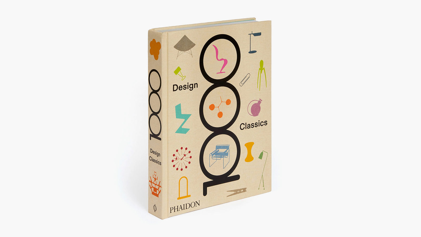 Large-format “1000 Design Classics” book showcasing iconic objects — essential reading for design lovers.