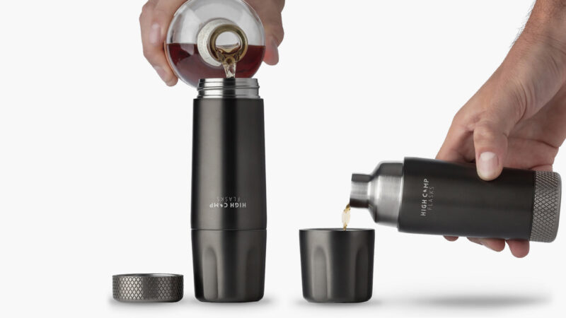 Carry Your Preferred Spirit With High Camp's Torch Pocket Flask - IMBOLDN