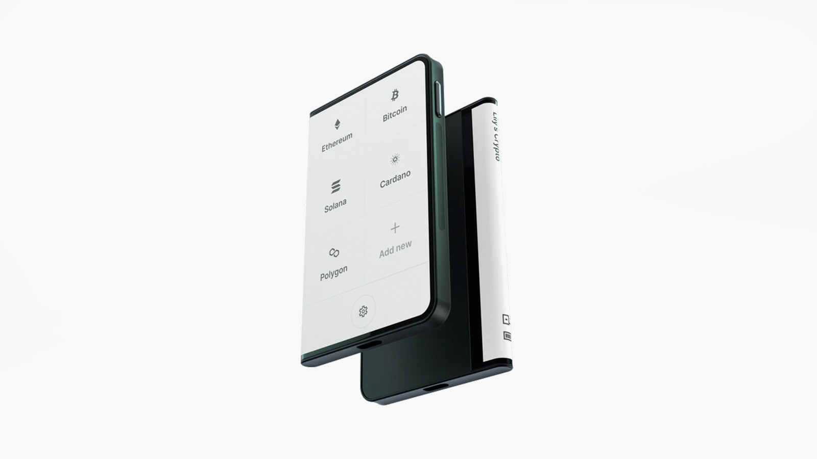 Stax Crypto Wallet Ledger - Curved E Ink Touchscreen With Secure Element  Chip For Bitcoin & NFTs Iris Wallet
